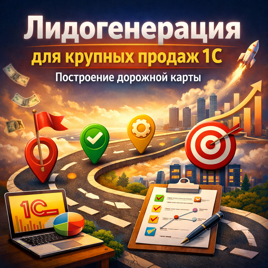 Лидогенерация для крупных продаж 1С: построение дорожной карты