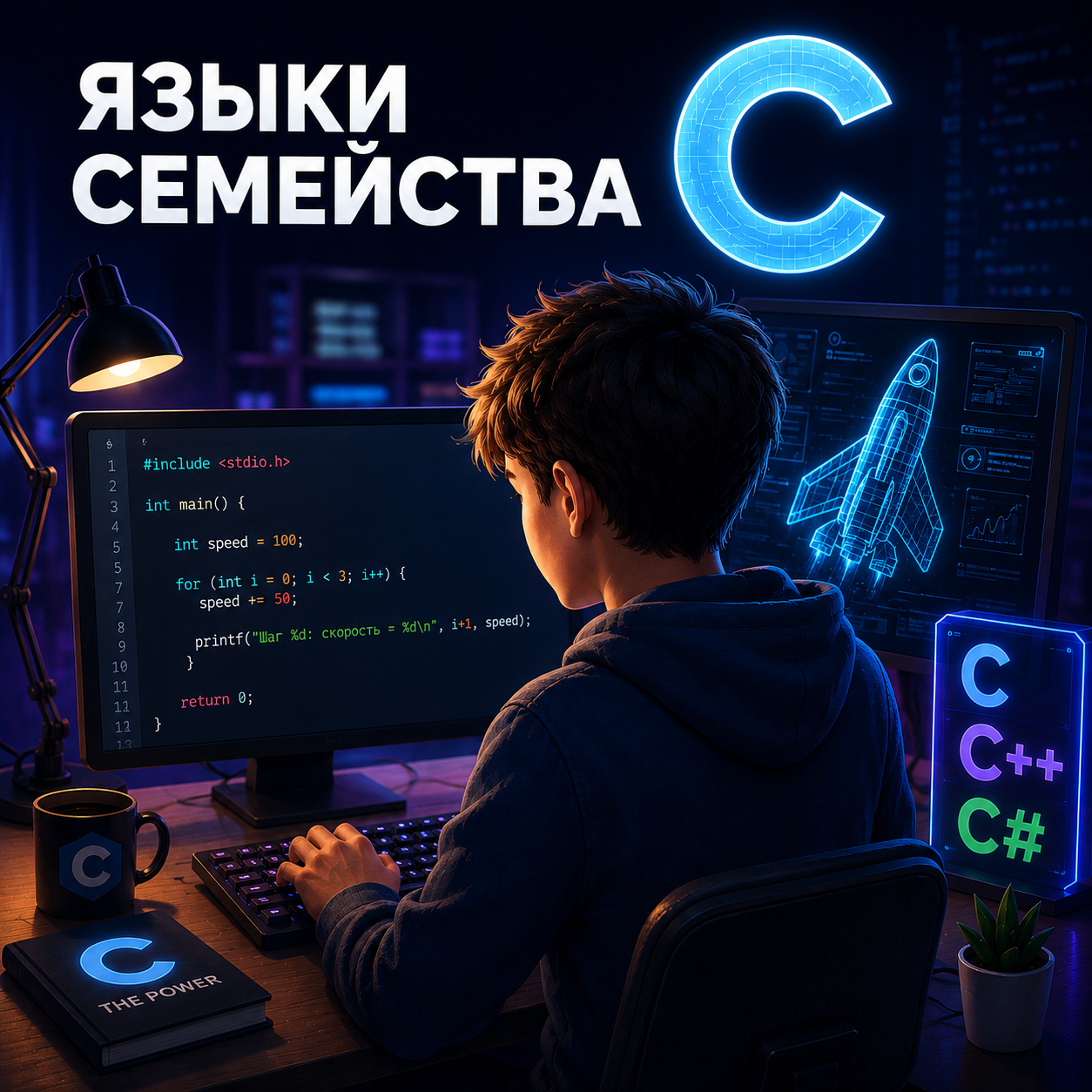 Языки семейства C (C / C++ / C#): от алгоритмов к визуальным приложениям